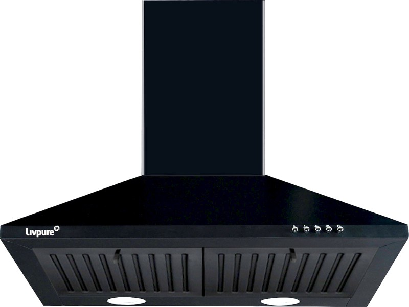 Livpure Airis-60 Wall Mounted Chimney(Black 1000 Cmh)