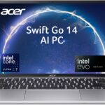 Acer Swift Go 14 Ai Powered Evo Intel Core Ultra 7 155H – (16 Gb/1 Tb Ssd/Windows 11 Home) Sfg14-72T -7612 Thin And Light Laptop(14 Inch, Pure Silver, 1.32 Kg, With Ms Office)