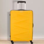 Kamiliant By American Tourister Triprism Spinner Saffron Cabin Suitcase 4 Wheels – 22 Inch