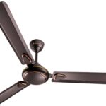 Longway Kiger P1 1200 Mm/48 Inch Ultra High Speed 3 Blade Anti-Dust Decorative 5-Star Rated Ceiling Fan (Smoked Brown, Pack Of 1)