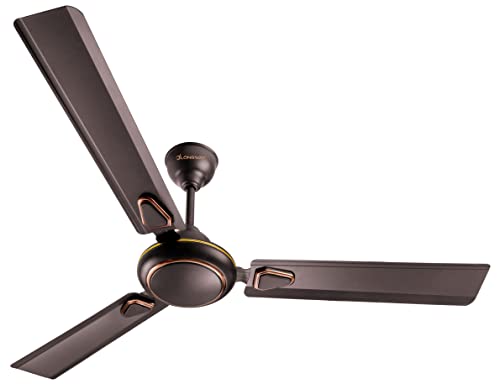 Longway Kiger P1 1200 Mm/48 Inch Ultra High Speed 3 Blade Anti-Dust Decorative 5-Star Rated Ceiling Fan (Smoked Brown, Pack Of 1)