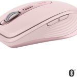 Logitech Mx Anywhere 3 / Magnetic Scrolling, Ergonomic, 4000Dpi Sensor, Custom Buttons Wireless Laser Mouse(2.4Ghz Wireless, Bluetooth, Rose)