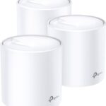 Tp-Link Deco X60 (3-Pack) Whole Home Wi-Fi System 3000 Mbps Mesh Router(White, Dual Band)