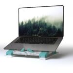 Striff Flssb Laptop Stand, Macbook Stand, Portable Laptop Stand, Gaming Laptop Stand, Foldable Laptop Stand Compatible With Macbook, Laptop,Tablet (Sky)