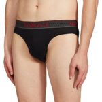 Van Heusen Men Briefs – Colour Fresh, Pima Stretch, Label Free Black