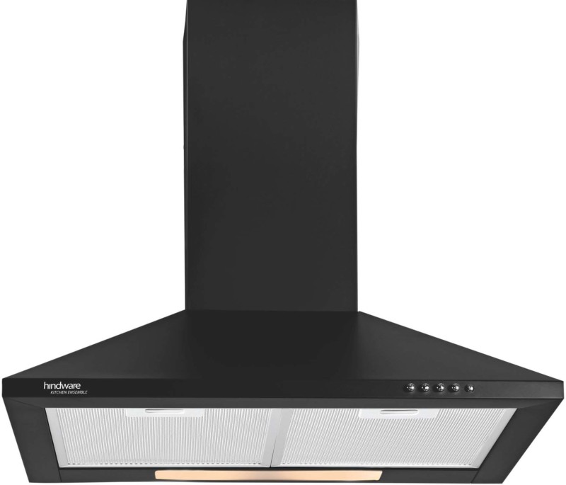 Hindware Clarissa Blk 60 / Clarissa Blk 60 In Wall Mounted Chimney(Black 750 Cmh)