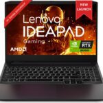 Lenovo Ideapad Gaming 3 Amd Ryzen 5 Quad Core 5500H – (8 Gb/512 Gb Ssd/Windows 11 Home/4 Gb Graphics/Nvidia Geforce Rtx 2050) 15Ach6 Gaming Laptop(39.62 Cm, Shadow Black, 2.25 Kg)