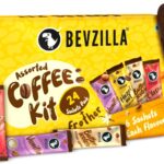 Bevzilla Instant Coffee Gift Box Of 24 Assorted Coffee Sachets & Frother Instant Coffee(24 X 2 G, Assorted Flavoured)