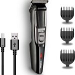 Nova Nht 1074 Usb Trimmer 30 Min  Runtime 4 Length Settings(Black, Silver)