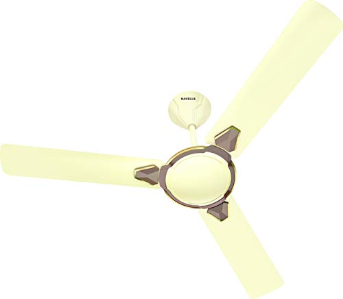 Havells 1200Mm Equs Es Ceiling Fan | Premium Finish, Decorative Fan, Elegant Looks, High Air Delivery, Energy Saving, 100% Pure Copper Motor | 2 Year Warranty | (Pack Of 1, Bianco Bronze)