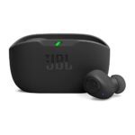 Jbl Wave Buds In-Ear Wireless Earbuds (Tws) With Mic,App For Customized Extra Bass Eq,32 Hours Battery&Quick Charge,Ip54 Water&Dust Resistance,Ambient Aware&Talk-Thru,Google Fastpair (Black)