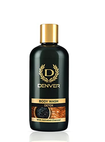 Denver Detox Activated Charcoal Body Wash – 325Ml| Antipollution & Detox Formula Body Bath Gel For Men