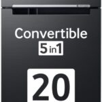 Samsung 363 L Frost Free Double Door 3 Star Convertible Refrigerator  With Convertible5In1(Luxe Black, Rt39C553Ebx/Hl)