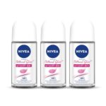 Nivea Deodorant Roll On, Whitening Smooth Skin For Women, 50Ml (Pack Of 3)