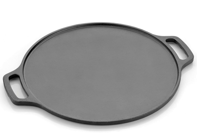 Nirlon Pre-Seasoned Cast Iron Dosa Tawa, 12 Inches (30 Cm) Tawa 30 Cm Diameter(Iron, Non-Stick, Induction Bottom)