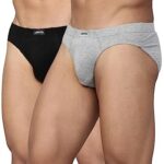 Levi’S 011 Comfort Brief For Men With Contoured Double Pouch, Tag Free Comfort & Smartskin Technology (Pack Of 2)