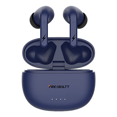 Fireboltt Fire Pods Rigel With Appealing Rgb Lights, Bluetooth 5.3, Mammoth 13Mm Drivers, Dual Mic Enc, 30Db Anc And Gaming Mode (Blue)