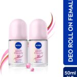 Nivea Pearl And Beauty Deodorant Roll-On – For Women Deodorant Roll-On  –  For Women(100 Ml, Pack Of 2)