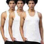 Dixcy Scott Men’S Solid Regular (Maxv-001-Icon Vest-P3_White Xxl)