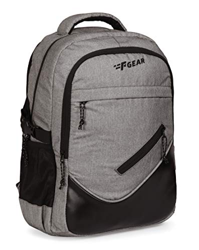 F Gear Parade Melange 30 Ltrs Light Grey Laptop Backpack (3171)