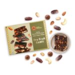 Go Desi Dry Fruits Barfi | 200 Grams | Indian Sweets Gift Pack | Dates Bar | Anjeer | Khajoor | Nuts | Sweets Indian Mithai