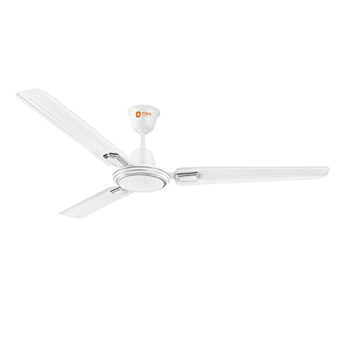 Orient Electric Pacific Air Decor | 1200Mm Bee Star Rated Ceiling Fan | Durable & Long-Lasting | Strong And Reliable| Aesthetic Look | Warranty (2 Years) | (White, Pack Of 1)