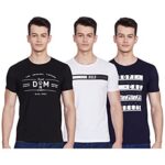 Integriti Men’S Slim T-Shirt (Pack Of 3) (Int-T-Ct-125_Black/White/Navy S)