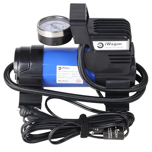 Iwagon I11C Heavy Duty Metal Car Tyre Inflator (Blue)