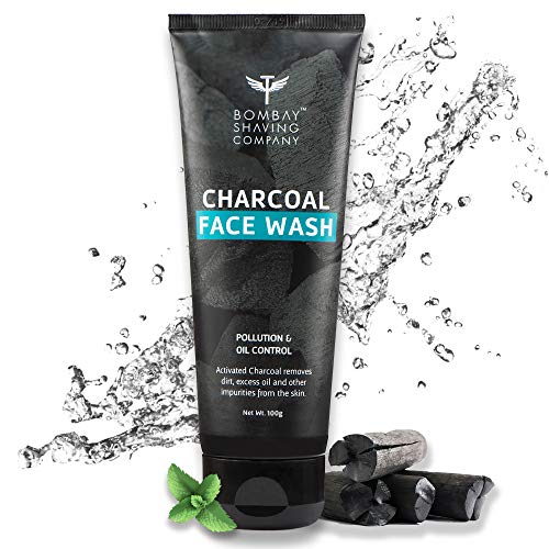 Bombay Shaving Company Charcoal Face Wash, Fights Pollution And Acne, Oil Control For Men & Women – 100G