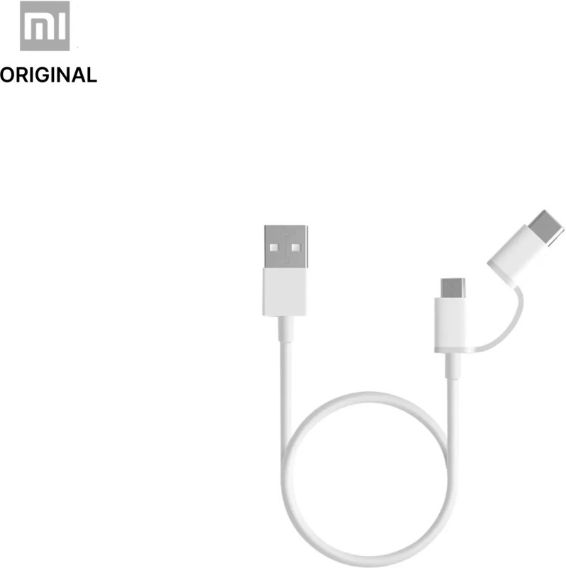 Mi Usb Type C Cable 2 A 30 Cm 22243(Compatible With Mobile, White, One Cable)