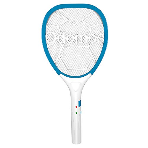 Odomos Dabur Odomos Mosquito Killer Racquet : Rechargeable 500 Mah Battery | Insect Killer Bat With Led Light | Made In India (6 Months Warranty)