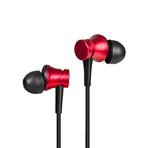 Xiaomi Wired In-Ear Earphones With Mic, Ultra Deep Bass & Metal Sound Chamber (Red)