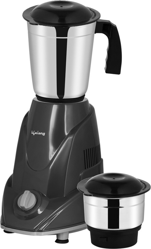 Lifelong Duos – Llmg92 500 Mixer Grinder (2 Jars, Grey)