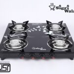 Sigri-Wala Surya Isi Certified Toughened Door Step Warrantytornado Steel Manual Gas Stove(4 Burners)