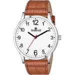 Swisstyle Analog Men’S Watch (White Dial Brown Colored Strap)