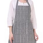 Glun Waterproof Apron Kitchen Apron With Center Pocket And Adjustable Neck Belt (Pack Of 1)