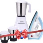 Candes Imperial+Iron Imperial+Ei 550 W Mixer Grinder (3 Jars, White)