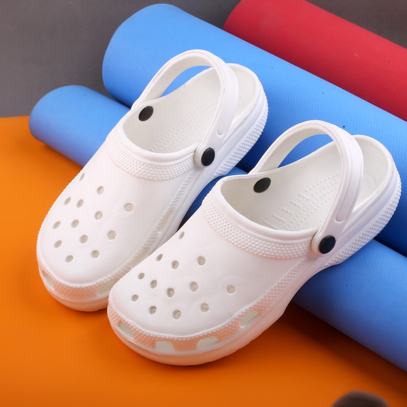 Kraasa Men White Clogs