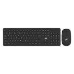 Ant Value Fkbri05 Wireless Keyboard Mouse Combo – 2.4Ghz Aesthetic Quiet Keyboard And Mouse Wireless – 110 Keys Full Size Ultra-Thin Keyboard For Laptop, Computer, Pc, Notebook, Windows, Mac Os -Black