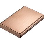 Stealodeal Rose Gold Rfid Credit 6 Slot Card Holder For Men & Women Stainless Steel Wallet