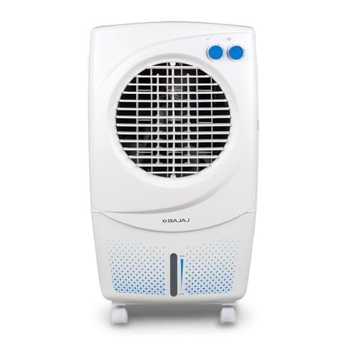 Bajaj Px97 Torque New 36L Personal Air Cooler For Room| Duramarinepump| 3-Yr Warranty| Turbofan Technology| Powerful Air Throw| 3-Speed Control| Portable Air Cooler For Home| White