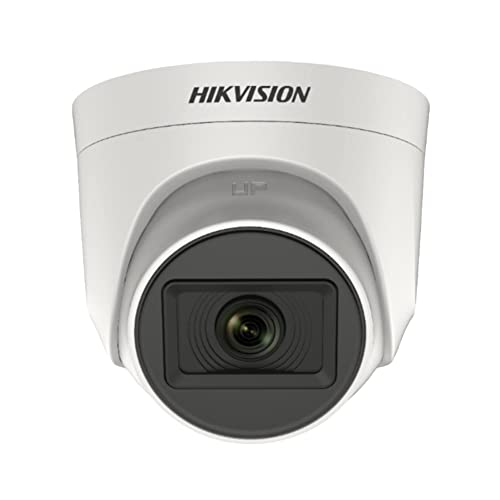 Hikvision 5 Mp Indoor Dome Cctv Camera With Inbuilt Audio Mic Ds-2Ce76H0T-Itpfs White Wired, 1080P