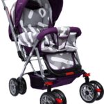 1St Step Yoyo Baby With 5 Point Safety Harness And Reversible Handlebar Stroller(3, Purple)