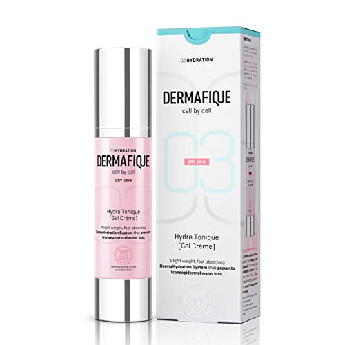 Dermafique Hydratonique Gel Creme With Shea Butter – 50Ml, Long Lasting Hydration, With Niacinamide And Vitamin E, Moisturizer For Face With Ultra Light Gel Formula, Non-Stick Matte Look | For Normal – Dry Skin