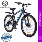 Urban Terrain Ut3003A26 Alloy Mtb With 21 Shimano Gear And Installation Services 26 T Road Cycle(21 Gear, Black)