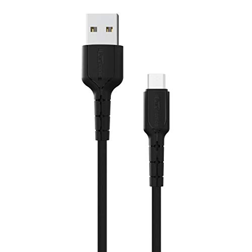 Portronics Konnect Star Por-167 Charge & Sync Function 1.2M Micro Usb Cable(Black)