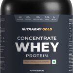 Nutrabay Gold 100% Concentrate – Whey Protein(1 Kg, Rich Chocolate Creme)