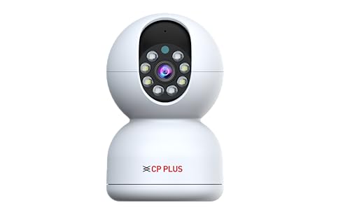 Cp Plus 2Mp Smart Wi-Fi Cctv Camera | 360° & Full Hd Home Security | Full Color Night Vision | 2-Way Talk | Advanced Motion Tracking | Sd Card Support (Upto 256Gb) | Ir Distance 20Mtr | Ez-P21