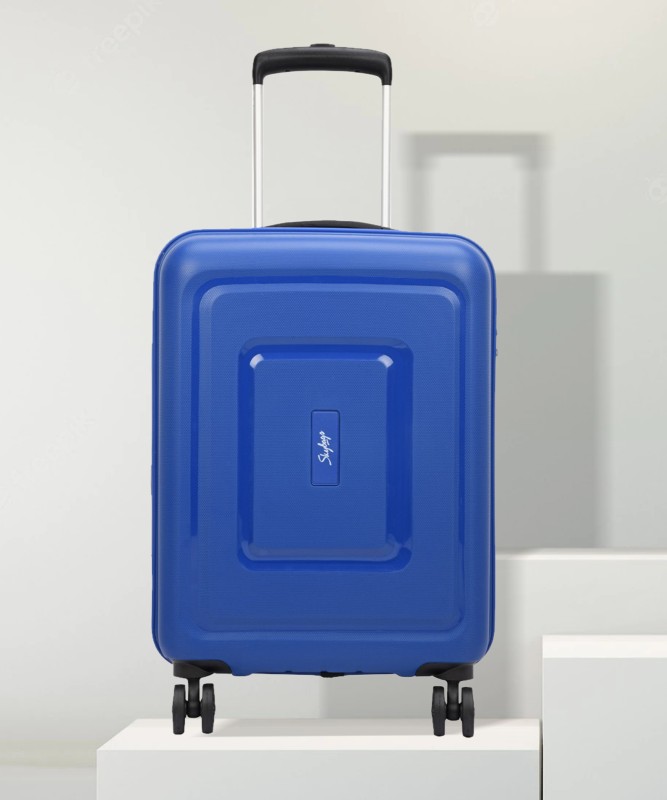 Skybags Blitz Strolly 55 360 El.Blue Cabin Suitcase 4 Wheels – 21 Inch