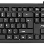 Ant Value Fkbri01 Wired Usb Multi-Device Keyboard  (Black) Om100 Wired Optical Mouse, 1200 Dpi 3 Button Corded Computer Mouse,Gaming Mouse Office Home Optical Ergonomic Mouse